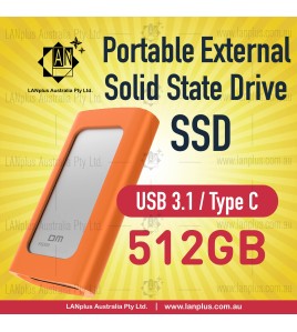 Portable SSD Type C USB 3.1 High Speed 512GB Hard Drive f Mac Windows  Android