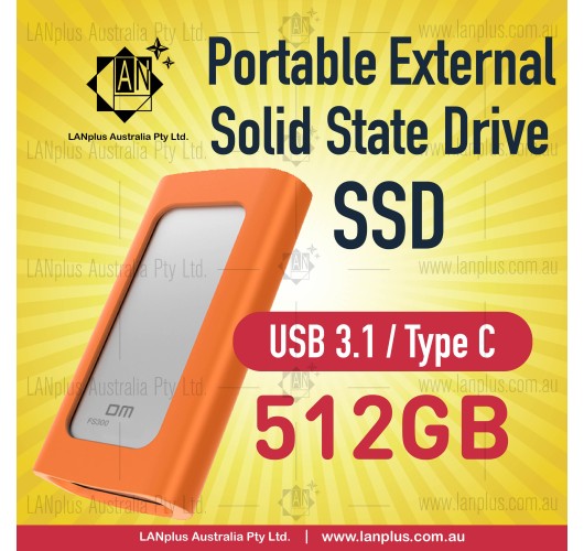 Portable SSD Type C USB 3.1 High Speed 512GB Hard Drive f Mac Windows  Android