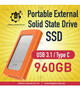 Portable SSD Type C USB 3.1 High Speed 960GB Hard Drive f Mac Windows Android