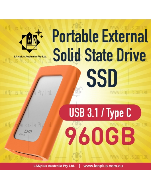 Portable SSD Type C USB 3.1 High Speed 960GB Hard Drive f Mac Windows Android