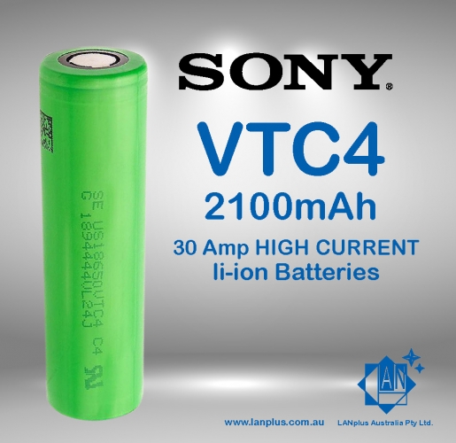 1x Genuine Sony US18650 VTC4 2100mAh li-ion Rechargeable Battery
