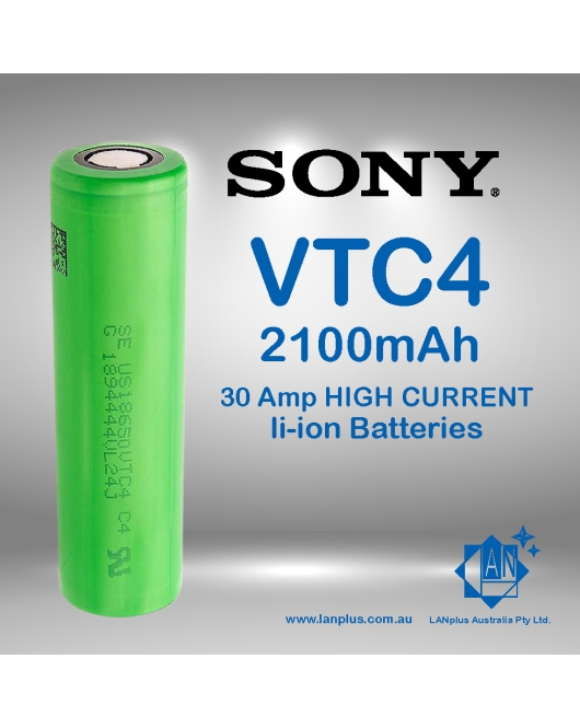1x Genuine Sony US18650 VTC4 2100mAh li-ion Rechargeable Battery