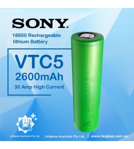1 x Sony US18650 VTC5 2600mAh li-ion Rechargeable Battery