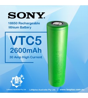 1 x Sony US18650 VTC5 2600mAh li-ion Rechargeable Battery