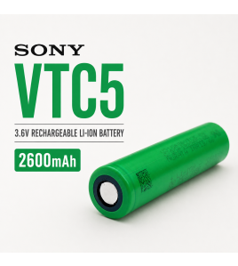 Sony US18650 VTC5 2600mAh 3.7v High Drain 30A Rechargeable li-ion Batteries