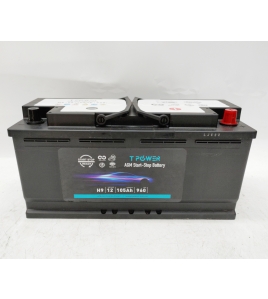 Stop-Start AGM Car Battery 12v 105Ah 960CCA f Volvo BMW Land Rover Audi Cadillac 18-Month Warranty