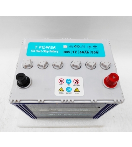 Stop-Start EFB Car Battery Q85 12v 60Ah 500CCA f Honda Volkswagen Skoda Hyundai