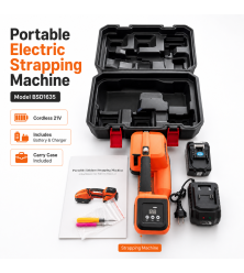 18V Portable Electric Strapping Machine Cordless PET PP Banding Tool Kit 13-16mm