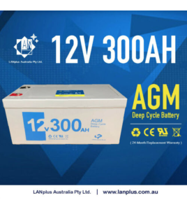 12V 300AH AGM SLA Deep Cycle Battery Caravan Solar Camping Camper 4WD