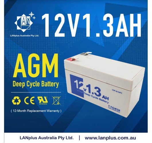 12v 1.3Ah AGM SLA rechargeable Battery For UPS, ALARM, TOY CAR, GATE