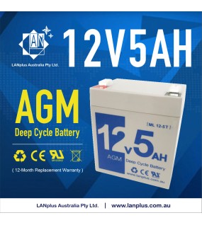 12V 5AH SLA Deep Cycle Battery High Rate
