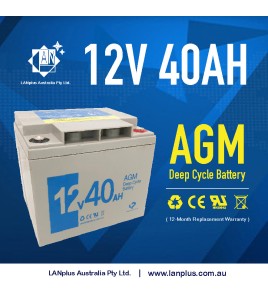 12V 40AH AGM SLA DEEP CYCLE Battery SCOOTER GOLF CART BUGGY wheelchair