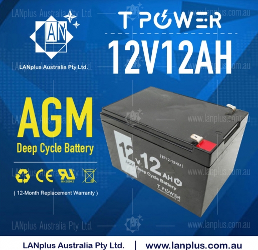 12V 12AH Sealed Lead-Acid Battery AGM For UPS Solar Power Storage