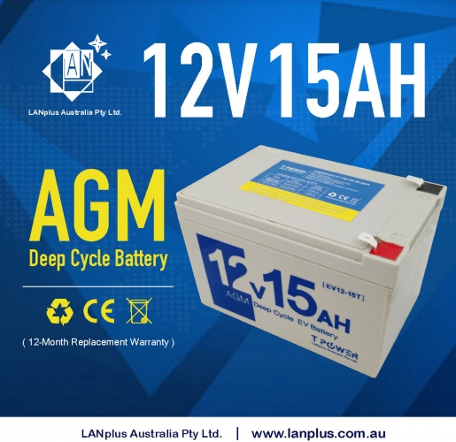 Brand NEW 12V 15AH Sealed Lead-Acid Battery AGM For UPS Solar Alarm Toy