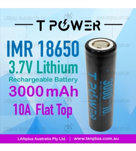 T power 18650 3000mAh 3.7v High Drain 10A Rechargeable li-ion lithium Battery