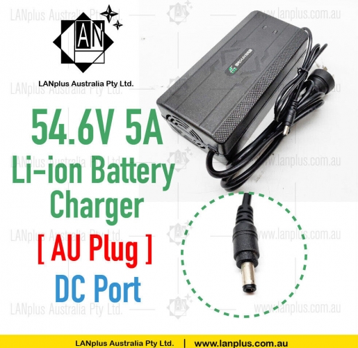 48V battery Charger 54.6V 5A Lithium battery Charger for 48V Lithium battery DC