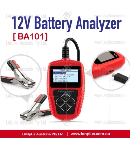12V Auto Battery Tester Analyzer Tool BA101 Car Flooded GEL AGM EFB 100 2000 CCA