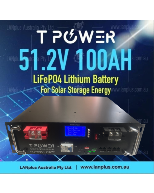 LiFePO4 51.2V 100AH 5120Wh Lithium Battery pack For Solar Storage home energy