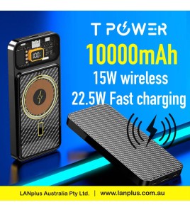 10000mAh Power Bank 22.5W Fast Charger Magnetic suction charging wireless charge