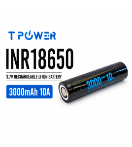 T power 18650 3000mAh 3.7v High Drain 10A Rechargeable li-ion lithium Battery