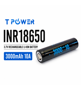 T power 18650 3000mAh 3.7v High Drain 10A Rechargeable li-ion lithium Battery