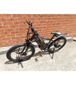 26" Electric Mountain Bike 48V 15Ah EBike Magnesium Alloy Frame LCD Pedal Assist