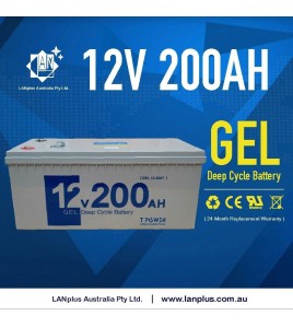 12V 200AH SLA Gel DEEP CYCLE BATTERY UPS Marine CARAVAN SOLAR CAMPER 4WD