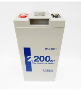 Brand New 2V 200AH AGM Sealed Deep Cycle Solar Battery Long Service