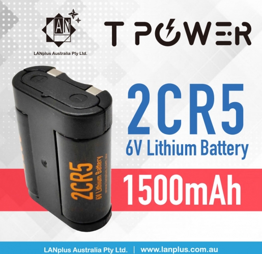 6V 2CR5 1500mah Lithium Camera Battery DL245 RL2CR5 EL2CR5 Canon EOS 50E etc