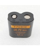 Tpower CRP2 Lithium Photo Battery 1500mAh CRP2 6V CR-P2 > Panasonic CRP2