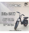 Tpower 48V 20AH 250W EBike Electric Bike 20'' Fat Tyre