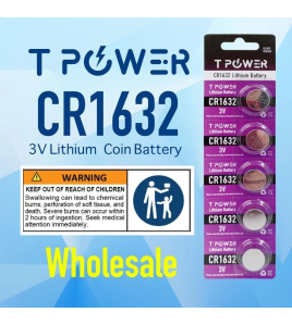 5Pcs 3V CR1632 Lithium Coin Cell Button 3V Battery Batteries wholesale