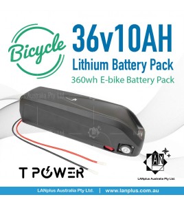 36V 10Ah Tpower Li-ion Lithium Battery Pack Hailong f 350W-500W Motor E-bike ebike battery