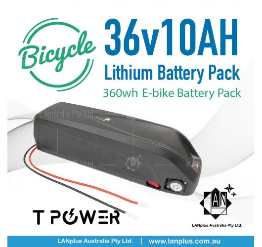 36V 10Ah Tpower Li-ion Lithium Battery Pack Hailong f 350W-500W Motor E-bike ebike battery