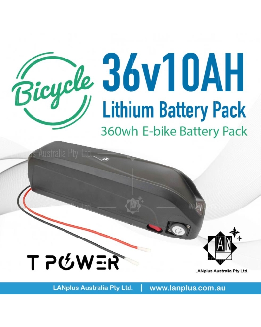 36V 10Ah Tpower Li-ion Lithium Battery Pack Hailong f 350W-500W Motor E-bike ebike battery