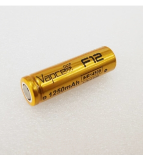 Vapcell AA Size 3.7v INR 14500 3A 1250mAh Rechargeable lithium Li-ion Battery Flat Top