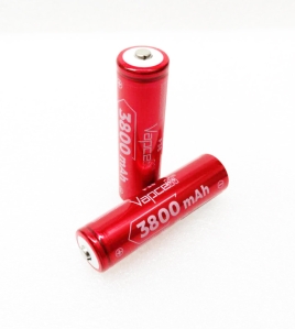 2x F38 INR18650 3800mAh 10A 3.7V HIGH CURRENT Rechargeable Nipple Top lithium Battery 