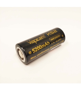 2x Vapcell INR 26650 K52 3.7V 5000mAh 15A Rechargeable li-ion Lithium Battery