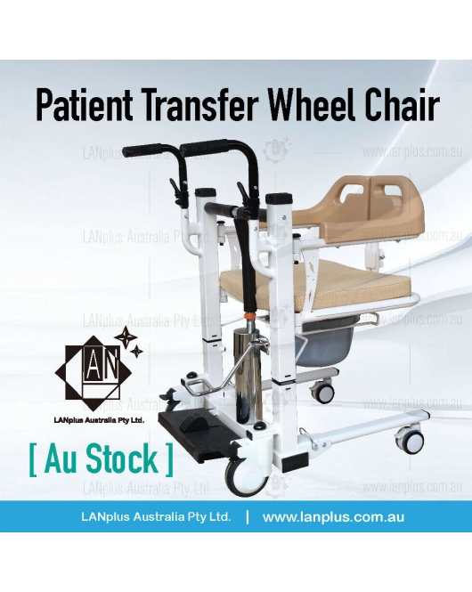 Patient Transfer wheelchair lifting chair with seat from bed transport machine