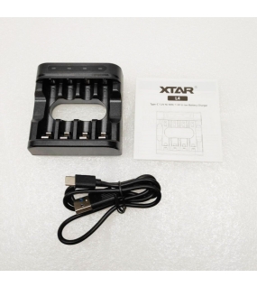 XTAR L4 4 slot Battery Charger 1.2V Ni-MH AA AAA 1.5V Li-ionBattery USB Type-C