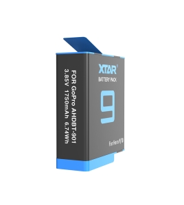 XTAR Rechargeable li-ion battery 1750mAH for Gopro Hero 10 Hero 9 balck 