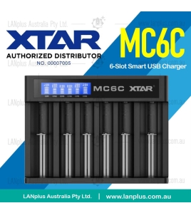 Xtar MC6C 6slot LCD Battery Charger 14500 18500 26650 &gt; VC4 D4 New i4