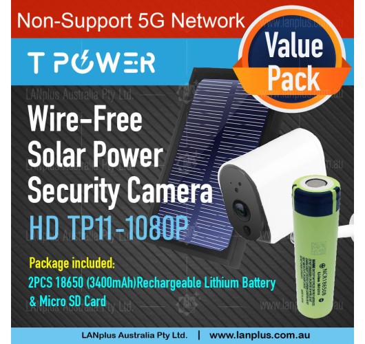 TP11 WIFI Security Camera Battery Powered HD 1080P Outdoor Solar Panel wifi Camera