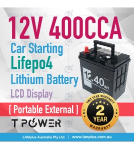 12v 400CCA Car starting Lifepo4 rechargeable lithium battery 12v40ah car battery