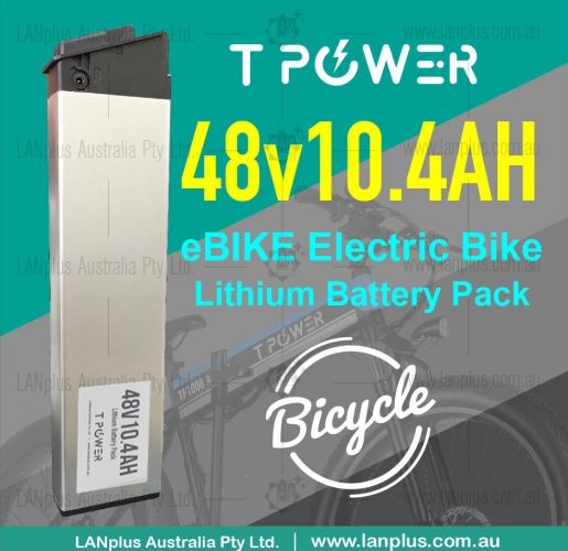 48V 10Ah Tpower Li-ion Lithium Battery Pack W/BMS for E-bike Electric bike 