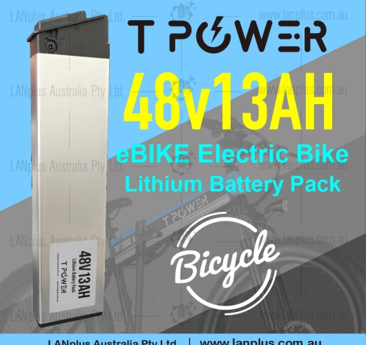 48V 13Ah Tpower Li-ion Lithium Battery Pack W/BMS for E-bike Electric bike 
