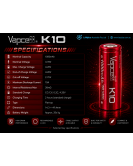 2x Vapcell INR14500 1000mah K10 10A 3.6 V Lithium Rechargeable Battery same as H10