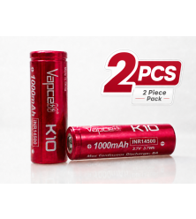 2x Vapcell INR14500 1000mah H10 10A 3.6 V Lithium Rechargeable Battery