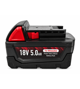 TPower 18V 5.0Ah Compatible Replacement Battery for Milwaukee M18 Tools
