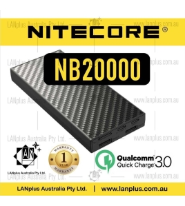 Nitecore NB20000 Power Bank Li-ion 20000mAh Quick-Charge AU stock